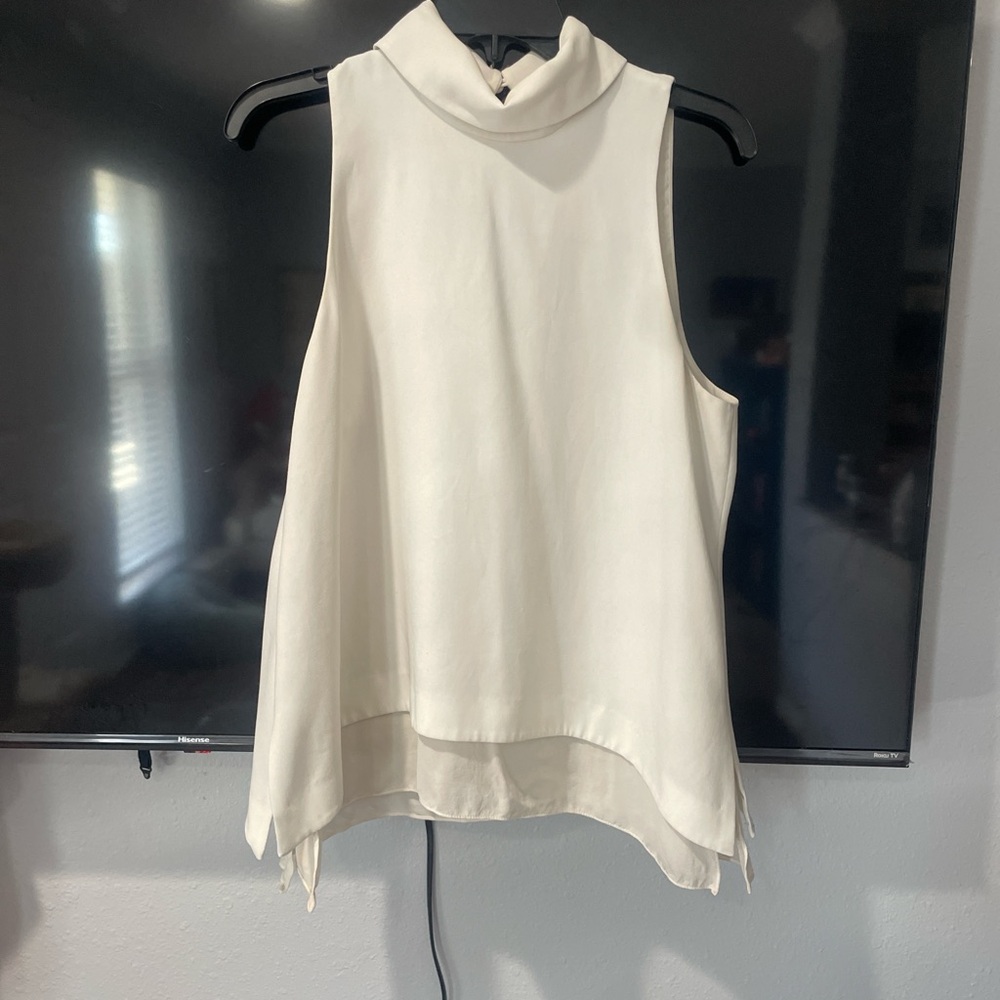 White halter top